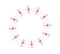 Yardwe Lot de 12 Plateaux De Jeu Transparents De Fête Roue De Rotative Plateau De Jeu Vierge Kit De Jeu De Société À Faire Soi-Même Plateau De Jeu Vierge Flèche