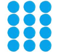 Yardwe Lot de 12 Poches de Glace Rondes en Gel Réutilisables 7 CM Compresses Chaud/Froid Multifonctionnelles pour Usage Domestique Poche de Glace Compacte et Portable pour Soulagement