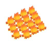 Yardwe Lot de 15 Mini Décorations de Feu de Camp en Résine pour Maison de Poupée Décoration Réalisiste et Artistique pour Centre de Table et Intérieure