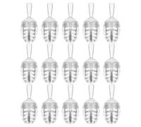 Yardwe Lot de 15 Tubes de Brillant à Lèvres en Plastique de Pot de Miel, Réutilisables et Portables, pour Voyage ou Échantillons Commerciaux