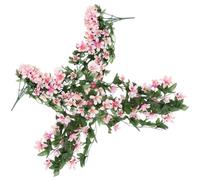 Yardwe Lot De 2 Décorations De Lys Artificielles Réalistes Pour Décoration Murale Pour Mariage Maison