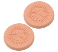 Yardwe Lot de 2 Feuilles d'Humidification en Argile Ronde 3,7 CM, Humidificateurs pour Caves à Cigares, Maintien de L'Humidité pour Collectionneurs