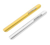 Yardwe Lot de 2 Grattoirs à Miettes en Acier Inoxydable, Ramasse-miettes Portable pour Table, Accessoire de Nettoyage pour Restaurant et Maison, Brosse de Table pour Nappe, Outil Facile