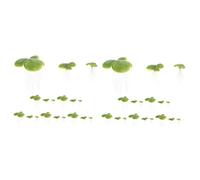 Yardwe Lot de 2 Mini-plantes Artificielles en Lentilles Deau pour Aquarium Deau Douce 18 Pièces