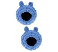Yardwe Lot De 2 Nids Doiseaux À Montage Rapide Lit Décoratif pour Perroquets Et Cages pour Animaux De Compagnie