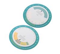 Yardwe Lot de 2 Roues de Surveillance de L’imc Poids Corporel, Calculateur Précis Mural, Outil de Suivi Santé pour Maison et Salle de Sport, Planification Régime, Contrôle Poids Corporel