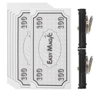 Yardwe Lot de 2 Roues métalliques Invisibles flottantes - Accessoires de lévitation à Fil Invisible Noir - Accessoires de Ligne de Conjuration de Magicien pour Spectacles de fête sur scène