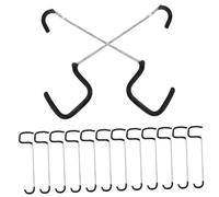 Yardwe Lot de 20 Pinces à Plier Les Brindilles pour Arbres Fruitiers, Outils de Modélisation de Branches Métalliques, Écarteurs Universels pour Jardinage, Accessoires Réglables