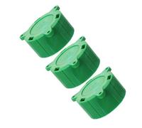 Yardwe Lot de 3 Capuchons Protection Prise Attelage 13 Vert, Cache-Connecteur Étanche Rond pour Crochet de Remorque, Accessoire Support Prise Remorque