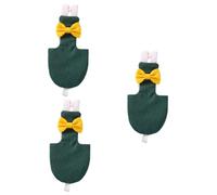 Yardwe Lot De 3 Couches pour Perroquet De Vol pour Oiseaux Vêtements pour Animaux De Compagnie Matériau Confortable Absorbant Fuite Perruche Noirâtre Taille XS