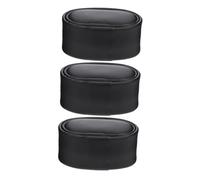 Yardwe Lot de 3 Coussins Présentoir pour Montres en Cuir PU Noir, Support pour Bracelets, Accessoires de Rangement, Adaptés aux Collectionneurs, Usage Vitrine et Exposition, Taille