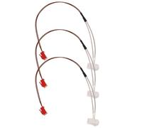 Yardwe Lot de 3 sondes de température pour chauffages de stationnement diesel avec connecteur carré - Capteur de surchauffe en céramique, pièces de rechange à 2 fils pour chauffages d'air de