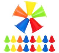 Yardwe Lot de 30 cônes d'agilité pour Le Football : Mini-marqueurs de 8 cm, Obstacles pour Le Football, Exercices Sportifs, Patinage à roulettes, cônes d'entraînement pour l'intérieur