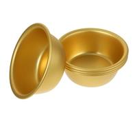 Yardwe Lot de 4 Bols à Vin Dorés en Acier Inoxydable, Bol de Service Coréen Pratique et Fiable, pour Restaurant et Repas Traditionnels