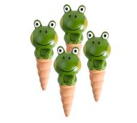 Yardwe Lot de 4 Globes D'arrosage Automatiques en Poterie pour Plantes | Forme Globe, Usage Jardin et Pelouse, Dispositif à Goutte Continue, Facile à Utiliser