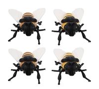 Yardwe Lot de 4 Jouets mécaniques à remonter, Abeilles Qui marchent et sautent, récompenses pour la Classe, appréciation du Personnel, Cadeaux d'anniversaire, Cadeaux de fête, Cadeaux de Noël