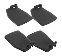 Yardwe Lot de 4 repose-pieds de rechange pour fauteuil roulant : repose-pieds en plastique - Accessoires de surélévation pour -jambes de fauteuil roulant - - universel pour