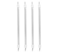 Yardwe Lot de 4 Tubes Chauffants en céramique : élément Chauffant en Quartz - Tube de Rechange pour radiateur Infrarouge - Tige de Quartz électrique pour radiateurs d'appoint 23 cm (9