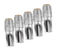 Yardwe Lot De 5 Buses Robustes en Acier Inoxydable pour Abreuvoir À Cochons sans Bords