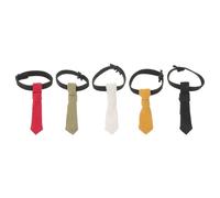 Yardwe Lot de 5 Mini-Cravates pour poupées - Petites Cravates pour Maison de poupée, Accessoires vestimentaires pour scènes Miniatures, Jouets pour Enfants