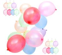 Yardwe Lot de 50 Set de Set de Ballons en Latex Rouges 14 Pouces pour Décoration de Fête Impression Nuages, Ambiance Festive et Accessoires Photo pour Anniversaires et Événements