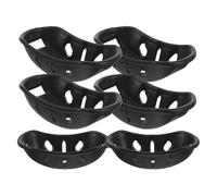 Yardwe Lot de 6 Coussinets de Confort pour Casque Moto Mentonnière Résistante à l'usure, Compatible Casques de Chantier, Accessoire Léger et Facile à Nettoyer pour Équipement