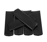 Yardwe Lot de 6 Manchons de Poignée en Pvc Souple pour Vanne à Bille, Cache-protection Noir, Dimensions 30x3x100 Mm, Protège et Antidérapant, Adapté à Robinet D’eau Intérieur