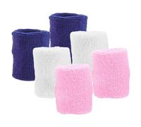 Yardwe Lot de 6 Protège-poignets Sportifs pour Adolescents, Bandes Élastiques en Polyester et Polypropylène, Élasticité et Protection du Poignet pour Fitness et Exercice