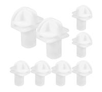 Yardwe Lot de 8 Connecteurs D'étagères Plastiques Blancs, Robustes et Reconfigurables, pour Cubes Modulaires et Armoires de Rangement