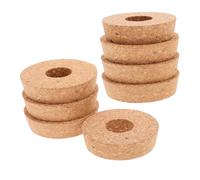 Yardwe Lot De 8 Couvercles en Liège pour Pots De Fleurs Hydroponiques Marron
