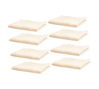 Yardwe Lot De 8 Serviettes De Toilette Pour Bébé En Coton Biologique Double Épaisseur, Mouchoirs Doux Pour -né, Absorbants Et Adaptés Aux Peaux Sensibles, Pour L’allaitement Change