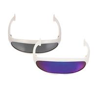 Yardwe Lunettes de Ski Coupe-Vent pour Lot de 2 en Plastique Protection des Yeux pour Cosplay et Sorties en Extérieur