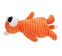 Yardwe Mâcher pour Chien Peluche avec Couineur Intégré Interactif pour Chiots Accessoire pour Jeu Extérieur et Stimulation Mentale