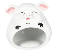 Yardwe Maison Céramique pour Petits Animaux Nid Confortable Et Adorable pour Hamster Chinchilla Et Cochon Refuge pour Sommeil Réparateur Moments De Détente