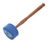 Yardwe Marteau pour bol chantant : 28 cm, en feutre et bois dur, accessoire pour bol chantant tibétain, idéal pour les cérémonies, les pratiques spirituelles et les bains sonores.