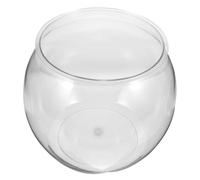 Yardwe Mini Aquarium Transparent en Plastique pour Aquarium De Bureau en Plastique Vivant Décoration De Bureau