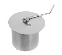 Yardwe Mini Foyer de Table Acier Inoxydable Kit de Brûleur Portable pour Intérieur et Extérieur avec Couvercle pour Décoration de Patio et Ambiance Cozy