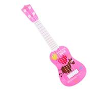 Yardwe Mini Guitare Cartoon pour Garçon Fille Instrument Musical De Débutant pour Éducation Précoce Jouet Éducatif pour Garçons Et Filles Conçu pour