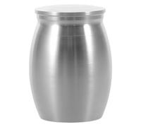 Yardwe Mini urne Souvenir pour Cendres d'animaux et d'humains | Alliage d'aluminium Personnalisable par Gravure - Récipient pour Petites Cendres d'animaux, d'hommes et de Femmes -