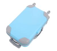 Yardwe Miniature Luggage Case for Dolls Lightweight Doll Suitcase with Realistic Design Accessory for Playing House and Travel Adventures