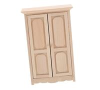 Yardwe Miniatures pour Maison de Armoire Bois de Décoration Accessoire de Scène Réaliste pour Collection et Exposition