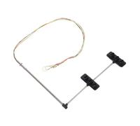 Yardwe modèle de feu de Mini lampadaires Accessoires de modélisme ferroviaire de Train modèle réduit modèle de lampadaire Tuyaux en Acier Dark Grey