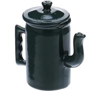 Yardwe modèle de Mini Meuble théière poupées cafetières de Maison de poupée Pot d'eau de Maison de poupée Mini modèle Pot à Eau Miniature Accessoire Mini cafetière Alliage Dark Green