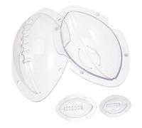 Yardwe Moules À Glace Rugby Moules Porte- en Résine 3 Pièces Moules en Silicone pour Résine Moules À Bonbons Moules en Silicone Moules Gommeux en Silicone Gelée De Silicone Moules De Football