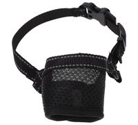 Yardwe Muselière Taille Sangle Chien en Respirante S Polyester Réglable et Boucle, Facile à Porter à XXL, Protège-Gueule Anti-Morsure pour Promenade