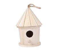 Yardwe Nid Suspendu Forme De Tour pour Oiseaux Lit Créatif pour Canaris Et Petits Oiseaux Décoration pour Jardin Et Salon Naturel