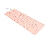 Yardwe Organisateur Mural Grosse Pochette en Feutre 38x104 Cm Rose pour Pinces à Cheveux et Bandeaux Suspendu Rangement Chambre Filles Accessoires Cheveux