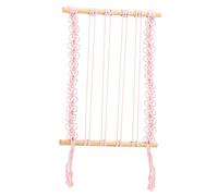 Yardwe Organisateur Suspendu pour Barrettes à Macramé Support Décoratif pour Accessoires de Coiffure Rangement Maison pour Fêtes Événements Familiaux