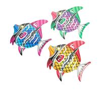 Yardwe Ornement De Jardin En Fer Artisanal En Forme De Poisson 3 Pièces Décoration Murale Pour Salon Décoration Dintérieur Décoration De Cour