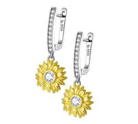 Yardwe Ornement Oreille Motif Tournesol Bijou Pendentif Charmant Pour Fille Accessoire De Mode
